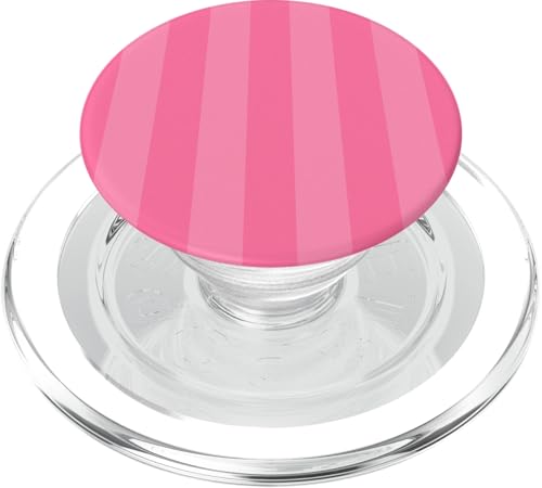 Strisce carine in motivo a PopSockets PopGrip per MagSafe righe rosa