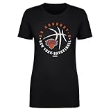 500 LEVEL OG Anunoby New York Knicks Shirt for Women - OG Anunoby New York Knicks Player Ball WHT (Black, Medium)