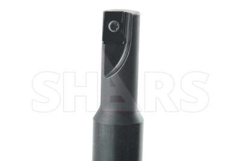 Image of Shars 1 /2 inch 90 Degree End Mill 3-1 /4 inch OAL with APKT 1003 Insert NEW 404-1860W+404-6960 ![