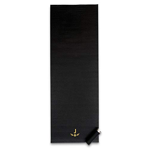 Weddingstar Customizable No-Slip Black Yoga Mat - Image 5