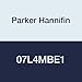 Parker Hannifin 07L4KBE1 Prep-Air II Series 07L Zinc Standard Mist Lubricator, Polycarbonate Bowl/Metal Guard/Auto Fill Device, Fill Plug, 3/4" BSPP Port Size