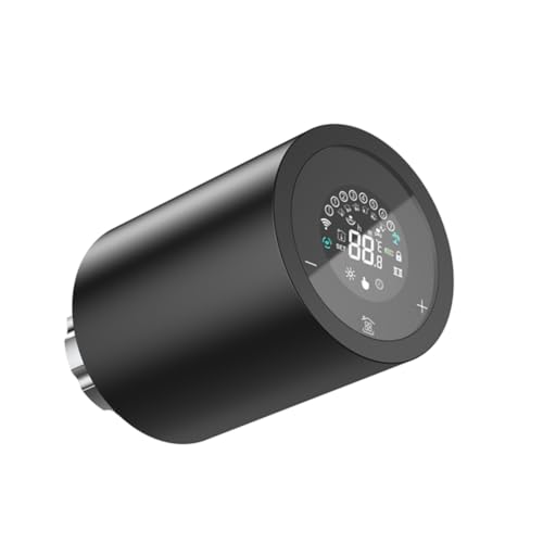 Fivetwofive Controlador de Temperatura de Válvula de Radiador Termostático con Aplicación de Control de Actuador de Radiador Inteligente Zigbee con Pantalla Táctil LCD B