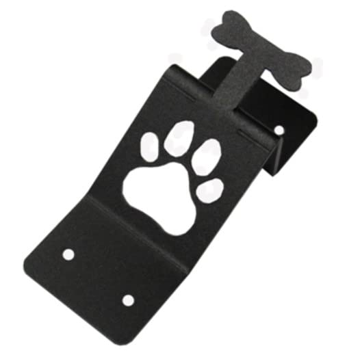 RV Pet tie Bracket -w/Bone HD Black