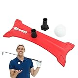 Ayuda de entrenamiento de golf, placa de práctica de golpeo de golf, placa de entrenamiento de golpeo, para exteriores, interiores, campos, torneos, gimnasio, patio trasero