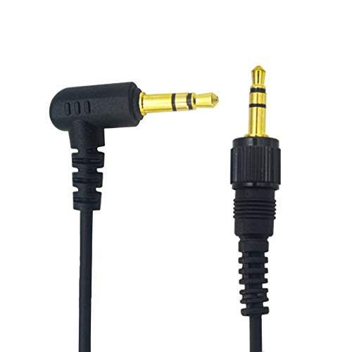 Cable de Audio 3.5mm Ángulo Derecho a Recto para Micrófono miniatura 2