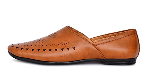 VON-HUETTE-Mens-Fully-Nagra-Faux-Jutti-BlackBrownTan