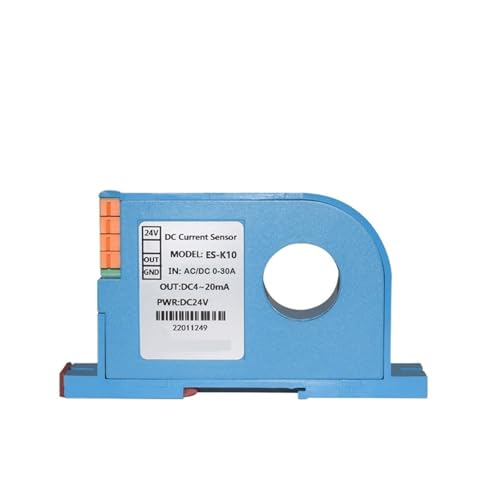 LDHJBNAC 0.2 Accuracy Hall Current sensors 4-20ma 0-10v ac dc Hall Effect Current Sensor transducer 0-800A Input Universal CT sensors(AC DC 0-50A,0-20MA_31MM Aperture_DC24V PWR)
