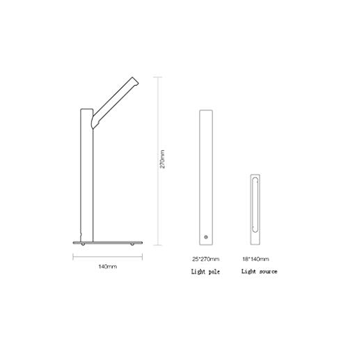 Lampe de lecture à LED en bois design nordique pour bureau - 2