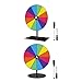 XIAOQENAN Heavy Type Rotating Prizes Wheel Game Reusable Colorful Game With Durability Metal Base For Kids Adults Stable Metal Base Rotating Prizes