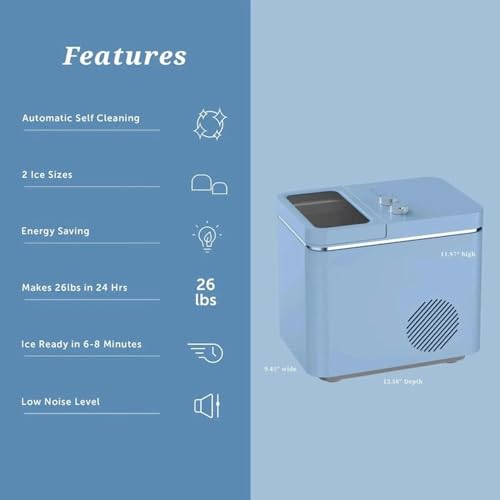 Máquina eléctrica portátil para hacer cubos de hielo miniatura 6