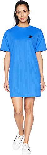Robe adidas Originals bleue t-shirt en maille pour look streetwear féminin SM