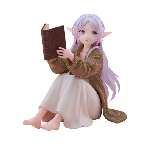 Gooyeh Frieren - Figura de anime, figura de ação, figura de ação de Frieren sentado, escultura em PVC, modelo de estátua colecionável para casa, presente para os fãs, 13 cm