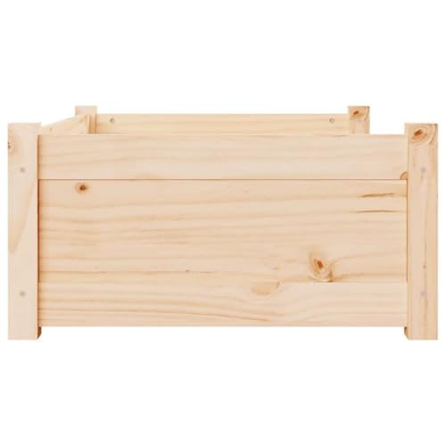 vidaXL Hundebett 75,5x55,5x28cm Kiefer Massivholz