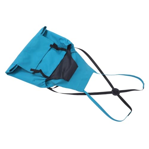 MOLUCKFU Adjustable Tie Garden Apron Vegetable Harvesting Egg Apron for Collecting Outdoor Gardening Oxford Fabric Sturdy