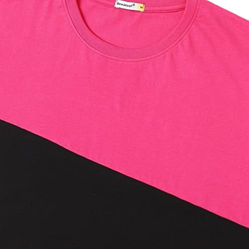 Image of Bewakoof Men's Striped Loose Fit T-Shirt