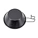 304 Stainless Steel Non- Camping Bowl with Handle, 300ml/500ml for Sierra Cup for Outdoor Cooking, Measuring Cup, Lightweight and Hangable Cookware, Black or Green（250 Black）