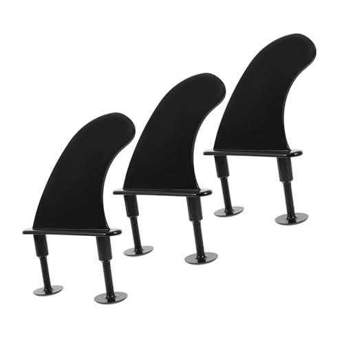 Hemoton 1 Set Surfboard Fin Set Flexible TPU Tail Fins for Inflatable Paddleboards and Kayaks Antislip Design for Enhanced Steering Durable Water Dividers for Surfing and Kayaking