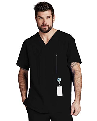 BARCO Men's V-Neck, Black