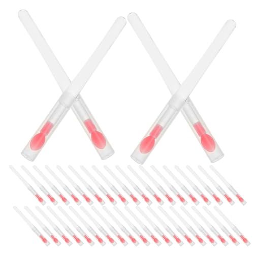 Applicateurs à lèvres silicone 60 pcs pour application gloss précis et maquillage nomade