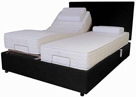 Miniatura 2 de Ressito Sábanas divididas  Juego de sábanas de lujo suave de 600 hilos de 5 piezas de satén dividido para camas ajustables con bolsillo de 21