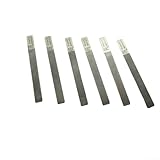 Construcción de acero inoxidable de alta calidad: hechas de acero inoxidable, estas limas de tuerca de guitarra resisten el óxido y mantienen su eficacia con el tiempo, manteniendo la longevidad para tus tareas más luthier.