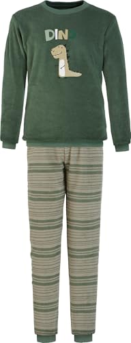 Erwin Müller Kinder-Schlafanzug Frottee Dino grün Größe...