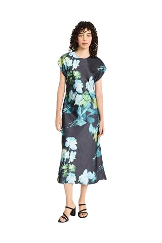Luxely For Maggy London Women's Elegant Midi Cap Sleeves, Relaxed
