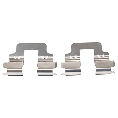 Image of TRQ Rear Brake Caliper Set Zinc Coated Brackets Hardware Compatible with 2009-2013 Mini Cooper