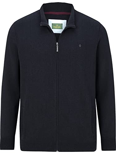 Preisvergleich Produktbild Charles Colby Herren Strickjacke Earl Thomas dunkelblau 3XL (XXXL) - 64 / 66