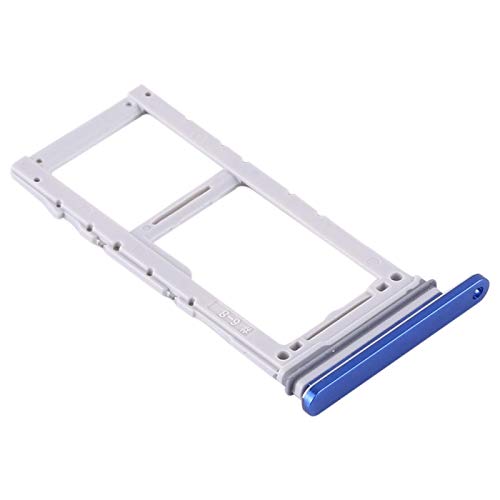 Sim Card Tray + Sim Card Tray/Micro Sd Card Tray For Samsung Galaxy Note10+ (Black) (Color : Blue) #TOP3