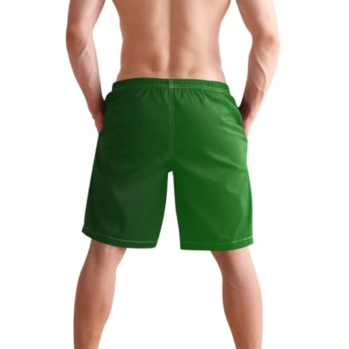 ODAWA Green Gradient Swimming Suits for Men, Men Swim Trunks Mesh Lining Swimming Shorts Men with Pockets4