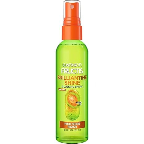 Fructis Style Brilliantine Shine Glossing Spray for High Shine Finish, 3 fl oz (pack1)
