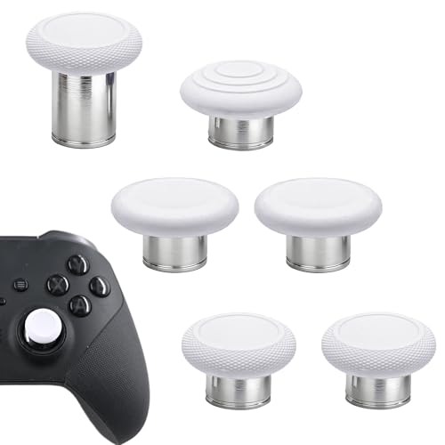 Image of 6 in 1 Metal Magnetic Thumbsticks for Xbox Elite Series 2 Controller,White