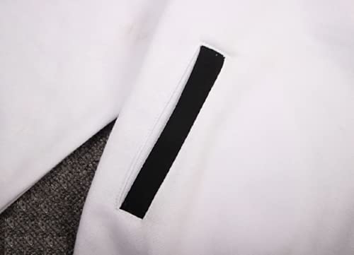 Gk-O Anime Monokuma Black White Bear Hoodies Anime Cosplay Costume Zipper Unisex Jacket Uniform (Asian Size X-Large) #TOP7