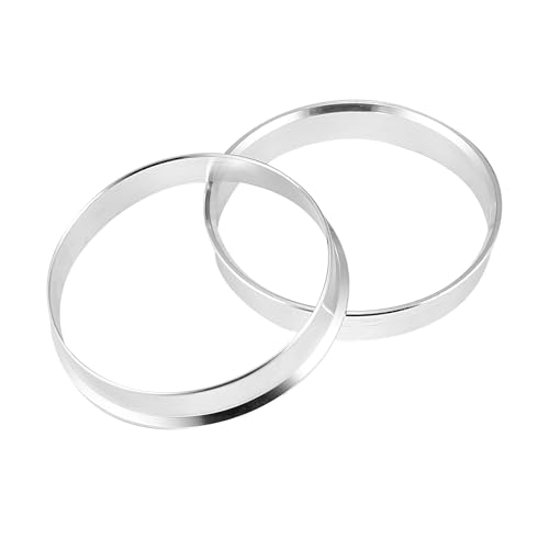 Anillos De Centrado,Anillos Centradores De Buje De 4 piezas de anillos de cubo de coche, espaciadores centrales de aleación de aluminio, diámetro exterior de 56,1 mm, 57,1 mm y 63,4 mm a diámetro inte
