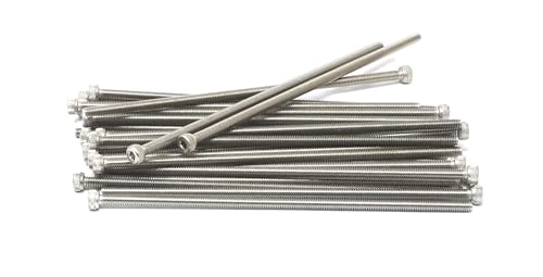 Image of iexcell 25 Pcs M4 x 130mm Thread Pitch 0.7 mm Stainless Steel 304 Hex Socket Head Cap Screws Bolts Kit