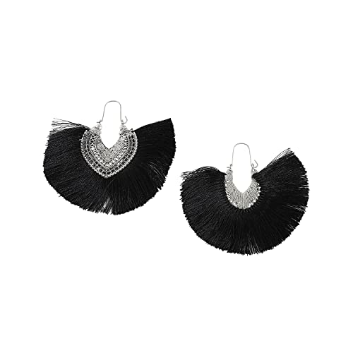 Image of SOHI Hoop Earring For Women and girls, Indo-western Earrings, Fashion Accessories, jewellery for women, Fancy earrings, artificial earrings for ladies