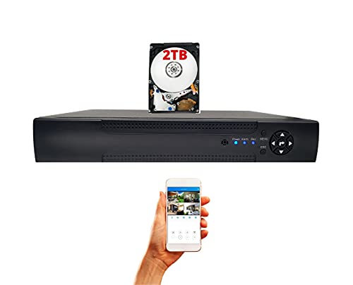Evertech 16 Channel H.265 High-Definition Dvr 2Tb Hdd Hybrid Tvi Ahd Cvi Analog Home Office Cctv Security Digital Video Recorder #TOP30