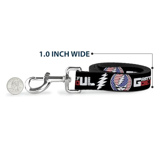 Laisse pour chien Grateful Dead robuste contre les tractions brusques
