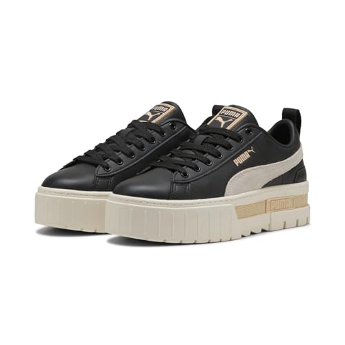 Puma Tenis Cali para Mujer, 25 Otoño Invierno Color Puma Black/Frosted Ivory (53), 40 EU