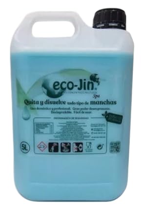 ECO-JIN Limpiador Multiusos Ultra Concentrado, Gran Poder Desengrasante, Revolucionario, Biodegradable, Bidón 5 Litros (SPA - Frescor)