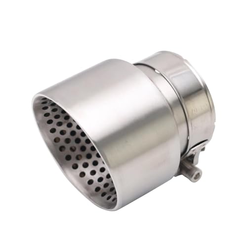 Embout pot d'échappement voiture en inox SS304 entrée 67mm sortie 89mm de silencieux