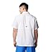 Columbia Mens Slack Tide Short Sleeve Camp Shirt, White, Small