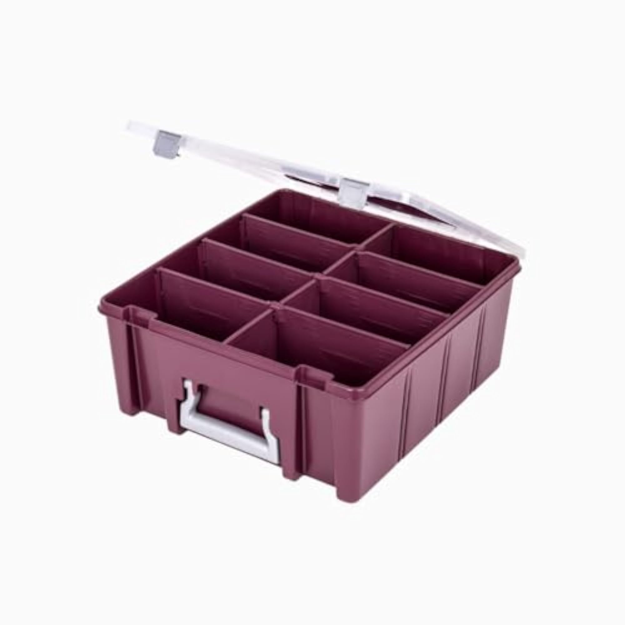 Super Satchel Double Deep with Removable Dividers, Plum