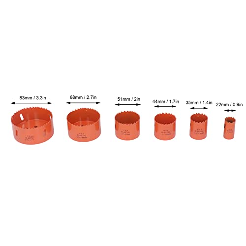 Kit de 8 piezas para perforar con sierra de perforación miniatura 6