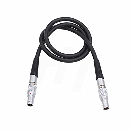 Cable de alimentación de 2 pines compatible con Teradek Bolt Bond y visores Zacuto (22 cm)