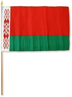 Belarus 12x18in Stick Flag