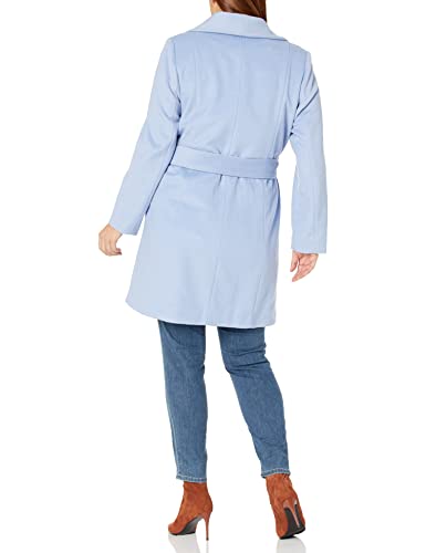 Image of Cole Haan Women's Belted Wool Blend Wrap Coat