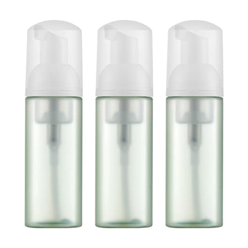 Travel Foam Pump Bottle, 2oz Small Size Foaming Soap Dispenser 3 Pack