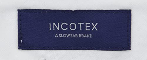 Incotex Dark Brown Solid Wool Pants - Slim4